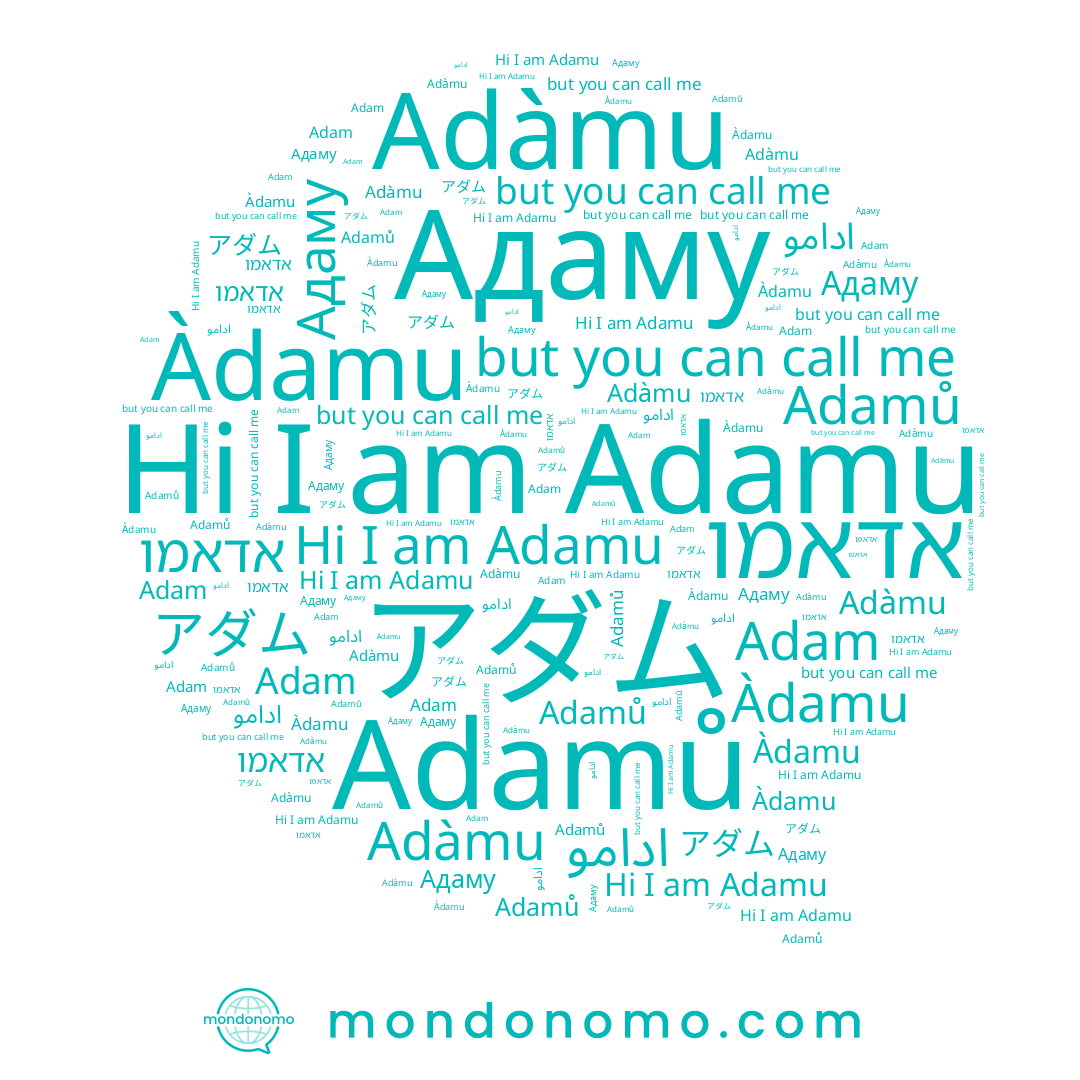 name アダム, name Adam, name Àdamu, name ادامو, name אדאמו, name Адаму, name Adamů, name Adàmu, name Adamu