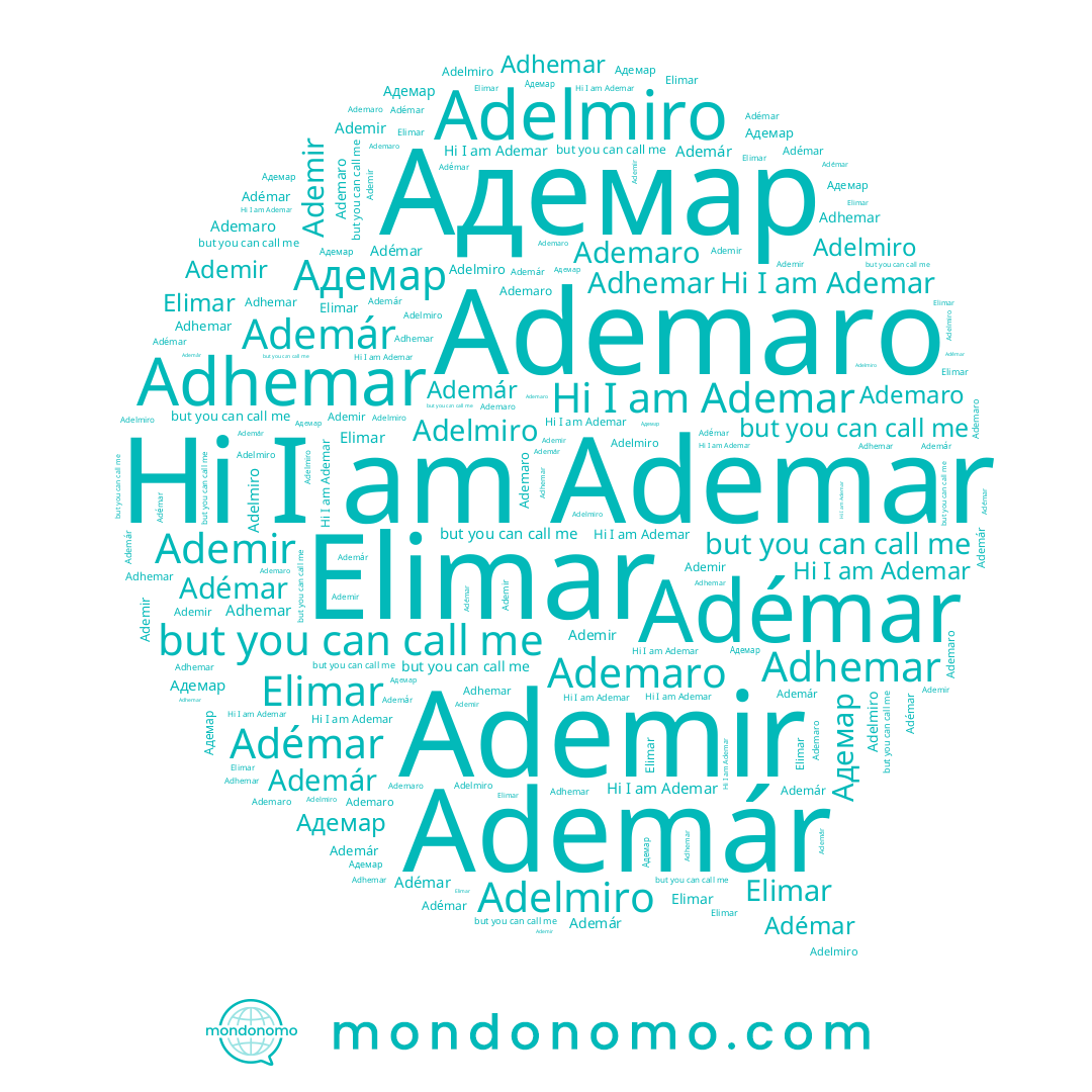 name Adémar, name Adelmiro, name Elimar, name Ademár, name Ademar, name Ademir, name Ademaro, name Adhemar