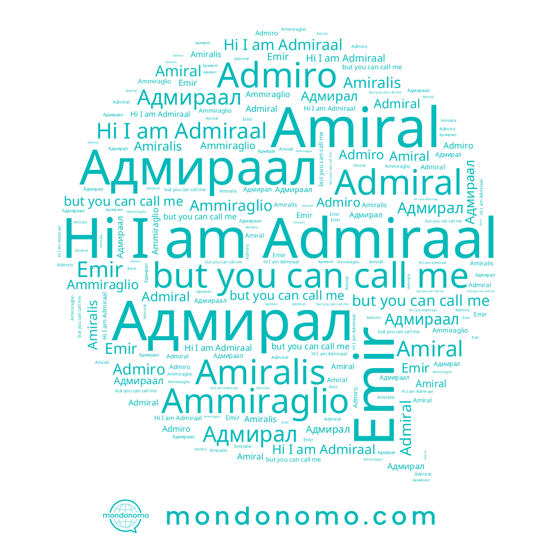 name Адмираал, name Amiralis, name Amiral, name Admiraal, name Admiro, name Admiral, name Emir, name Ammiraglio