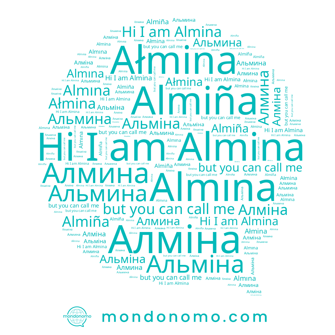 name Алміна, name Almina, name Альмина, name Almiña, name Ałmina, name Almına, name Алмина, name Альміна