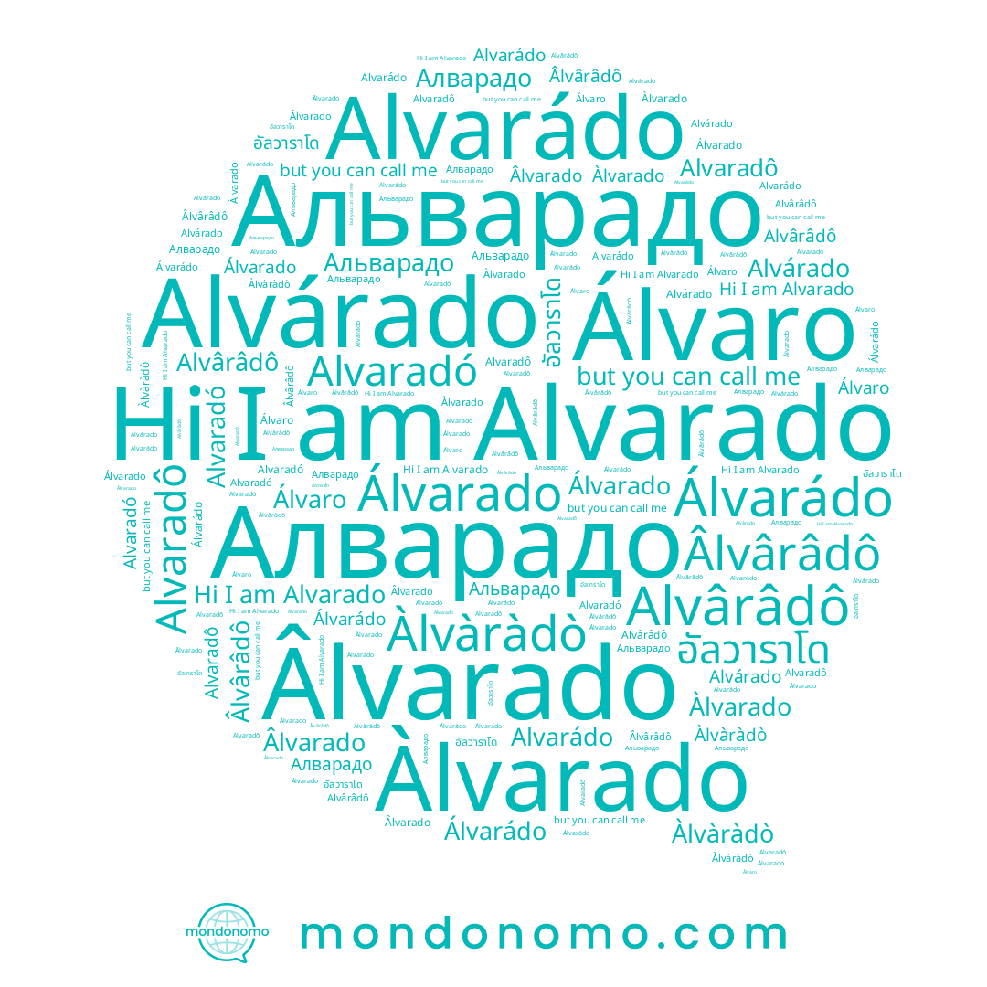 name Alvarádo, name Álvarádo, name Alvârâdô, name Âlvarado, name Álvaro, name Alvaradó, name อัลวาราโด, name Альварадо, name Алварадо, name Alvárado, name Álvarado, name Âlvârâdô, name Alvarado, name Àlvàràdò, name Alvaradô, name Àlvarado