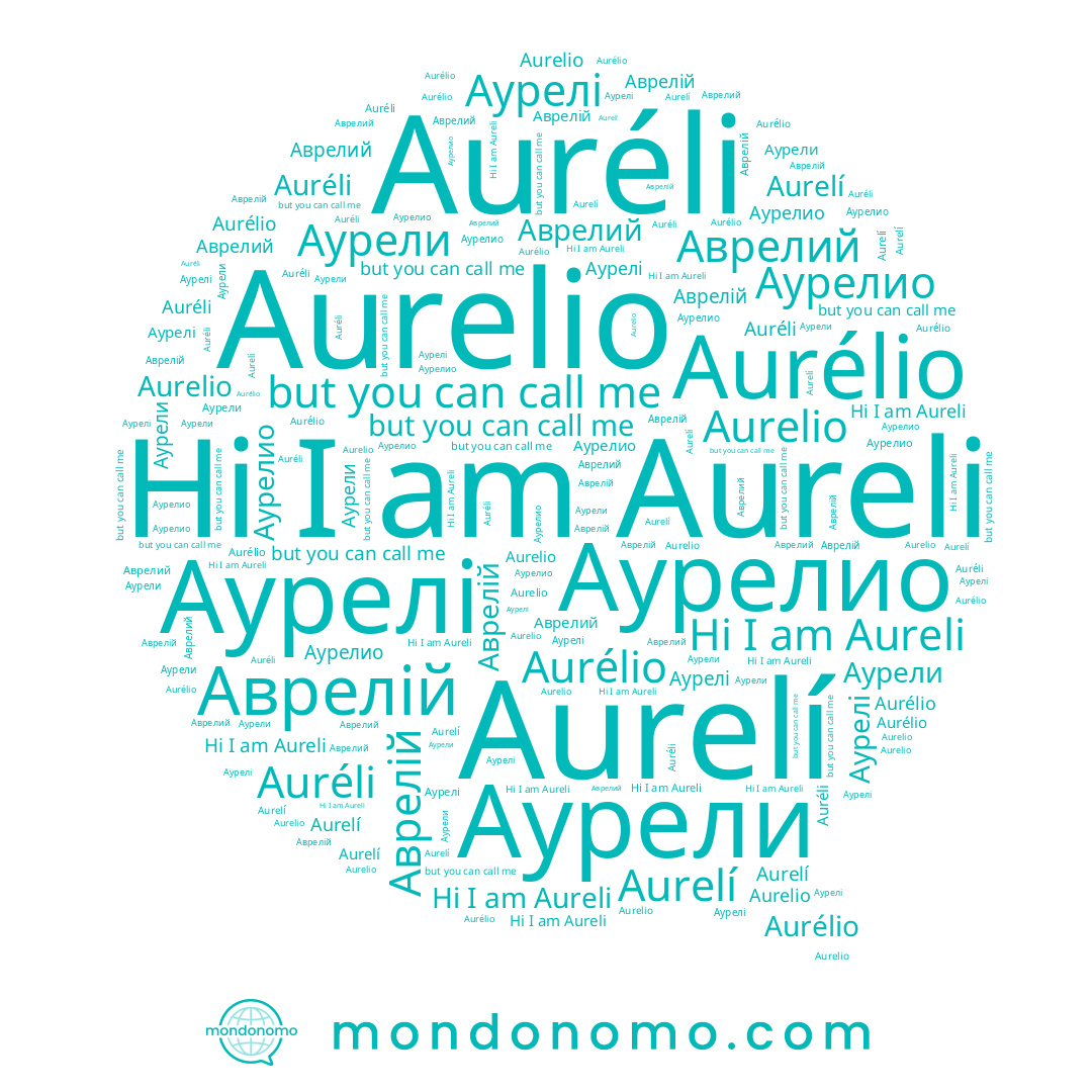 name Аурелі, name Aurélio, name Аврелий, name Аврелій, name Aurelio, name Auréli, name Aurelí, name Аурелио, name Aureli, name Аурели
