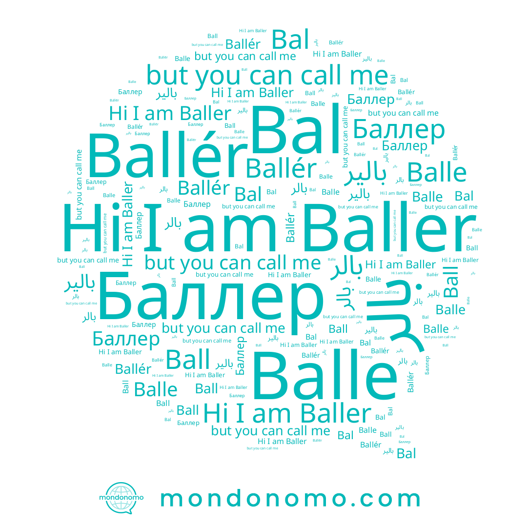 name Баллер, name Balle, name Ballér, name Baller, name Bal, name Ball
