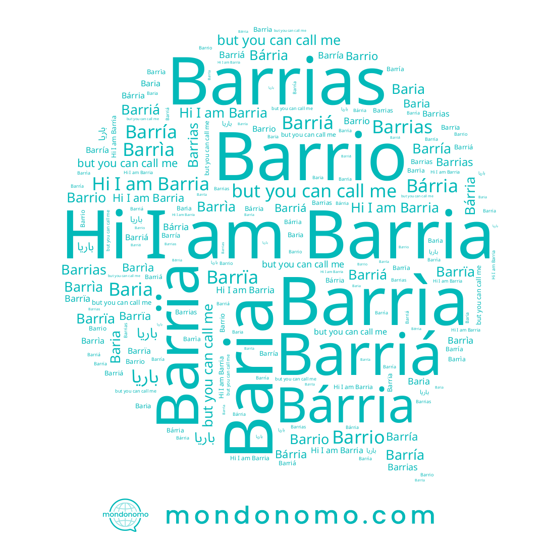name Barrio, name Baria, name Bárria, name Barrìa, name Barria, name باريا, name Barriá, name Barrias, name Barría, name Barrïa