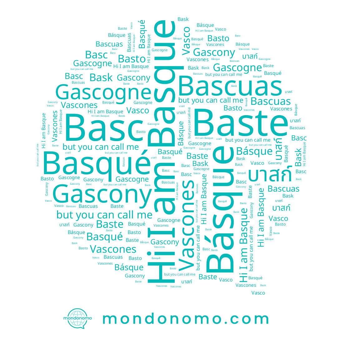 name Basque, name Vascones, name Bascuas, name Bask, name Básque, name Basqué, name บาสก์, name Basto, name Baste, name Vasco