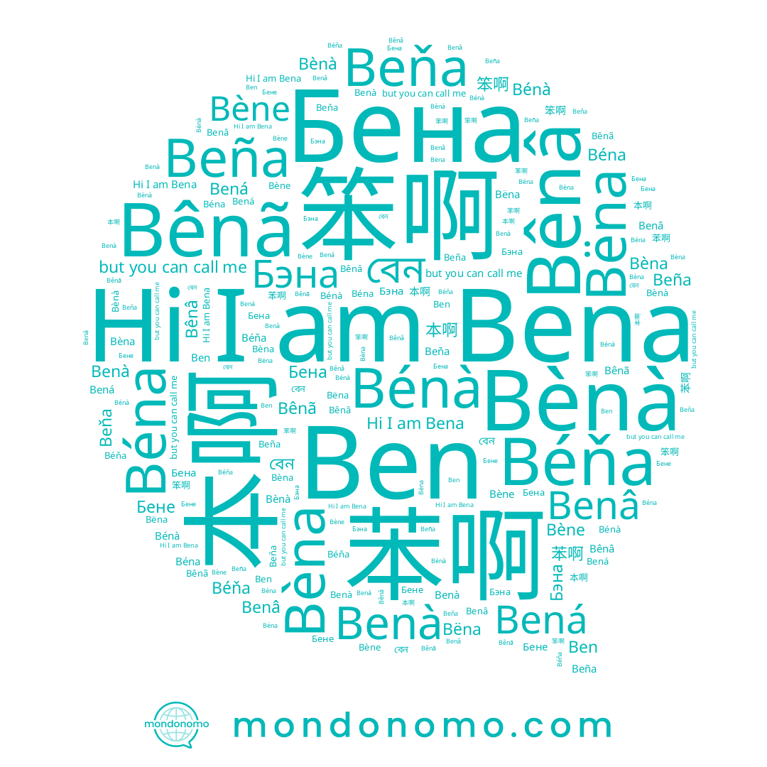 name 本啊, name Béňa, name Beña, name Bëna, name Bène, name Béna, name 苯啊, name Bena, name Bénà, name Bênâ, name بينا, name Bênã, name Ben, name Bènà, name বেন, name Бене, name Bená, name Bèna, name Benâ, name Бэна, name 笨啊, name Benà, name Beňa