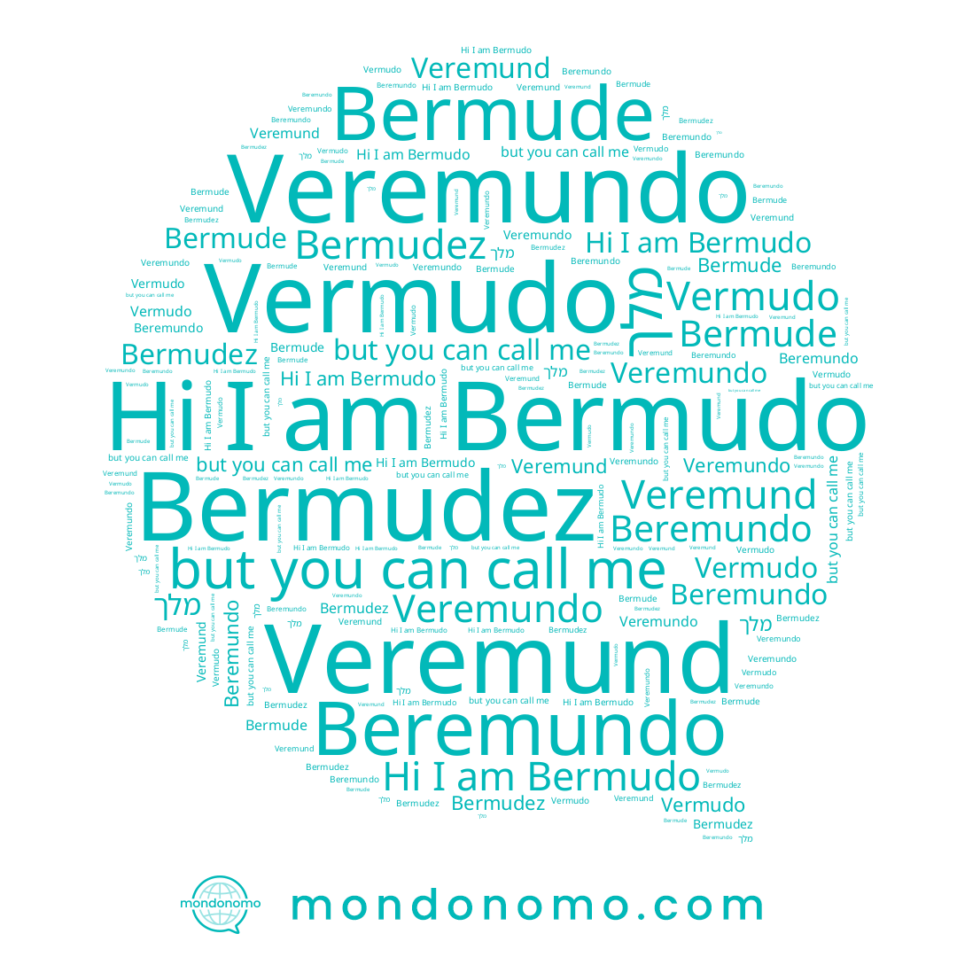 name Veremundo, name Beremundo, name Vermudo, name Bermudo, name Bermudez, name Veremund, name Bermude