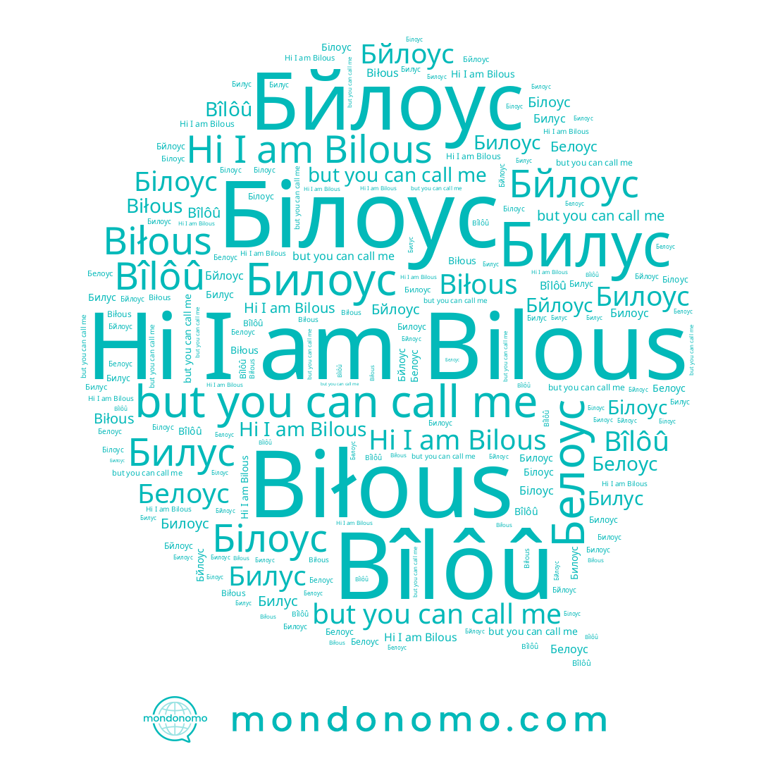name Белоус, name Biłous, name Білоус, name Билоус, name Билус, name Бйлоус, name Bilous, name Bîlôû