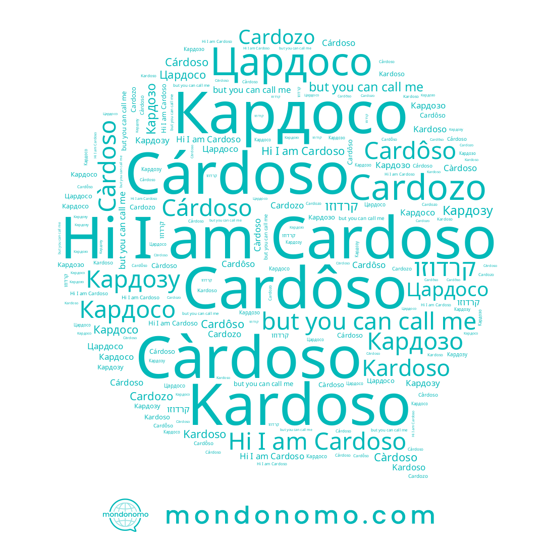 name Càrdoso, name Цардосо, name Cardoso, name Кардосо, name Cárdoso, name Kardoso, name Кардозо, name Cardôso, name Cardozo, name קרדוזו, name Кардозу