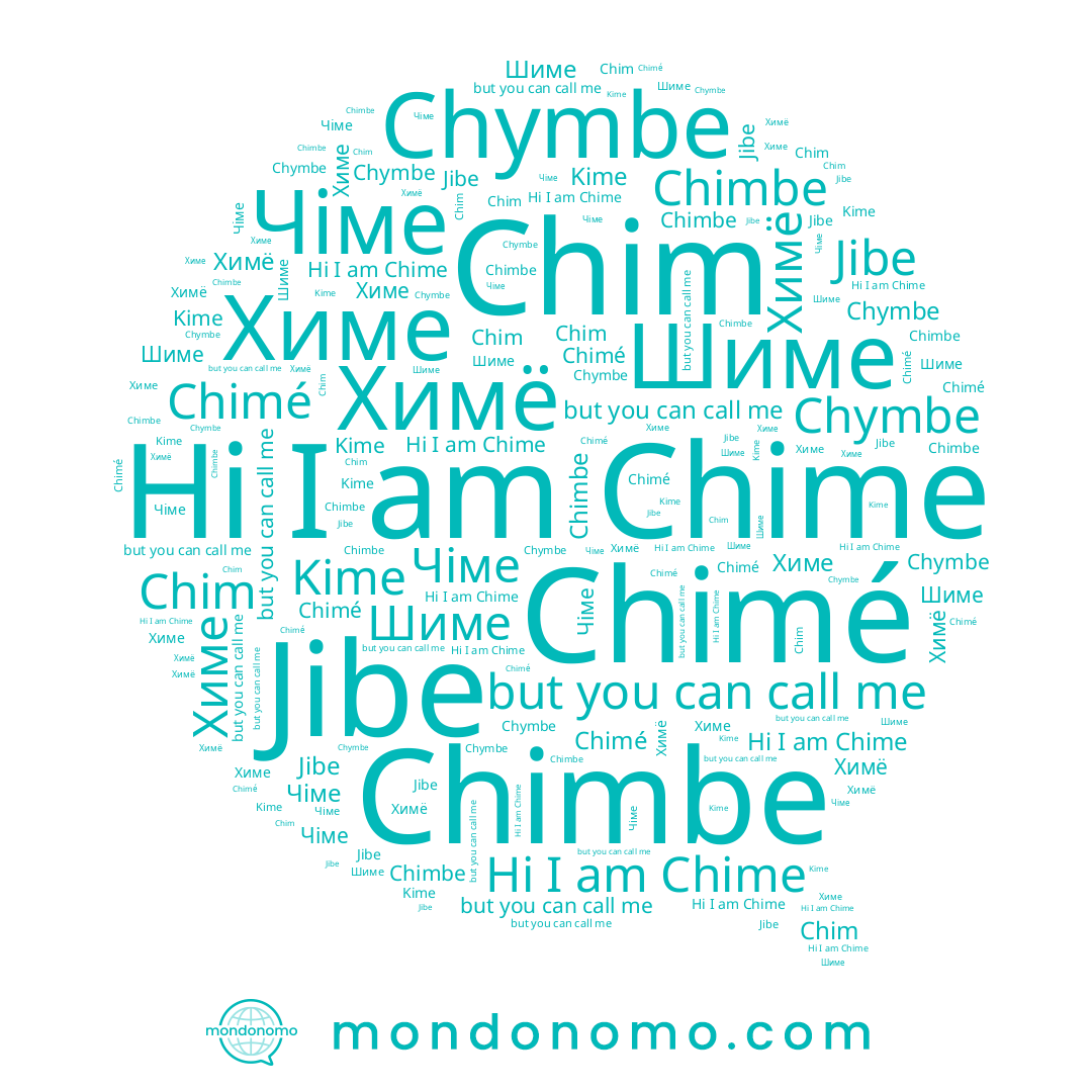 name Chime, name Kime, name Chimé, name Чіме, name Chim, name Химё, name Химе, name Шиме, name Chimbe, name Chymbe, name Jibe
