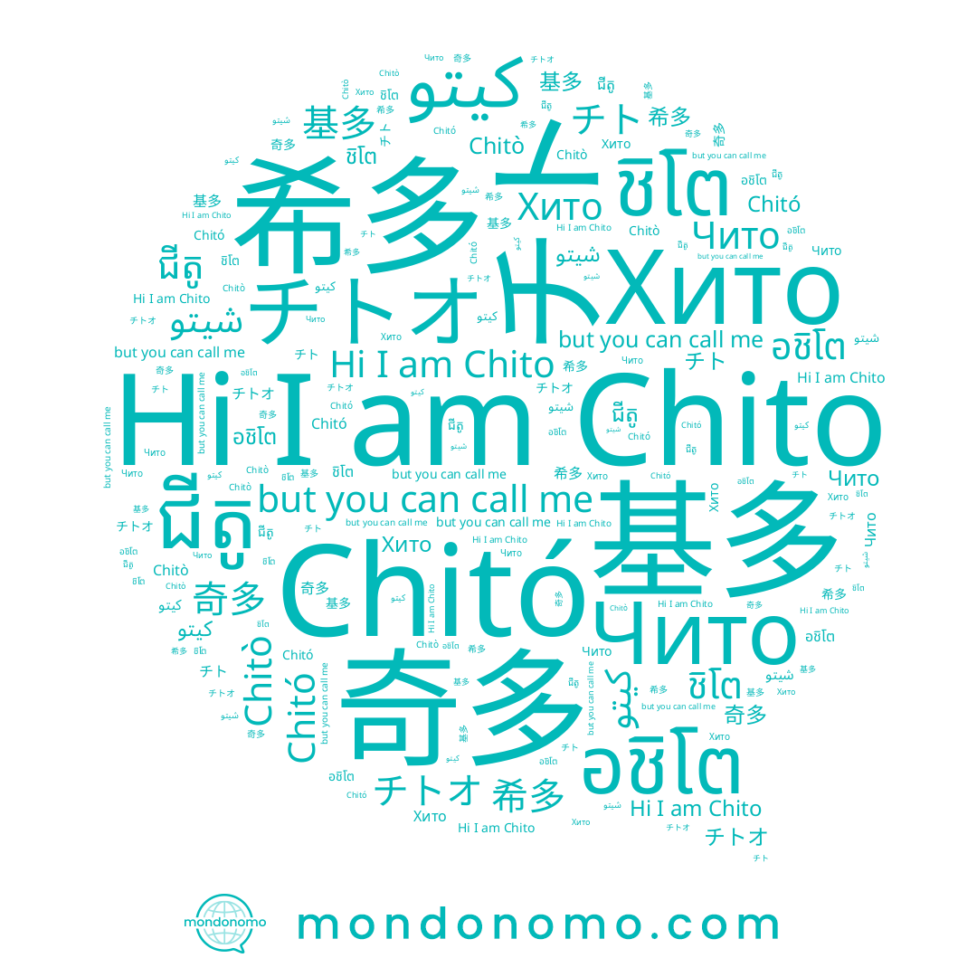 name شيتو, name 希多, name Хито, name Chito, name 奇多, name كيتو, name ជីតូ, name チトオ, name ชิโต, name Чито, name Chitò, name チト, name 基多, name อชิโต, name Chitó
