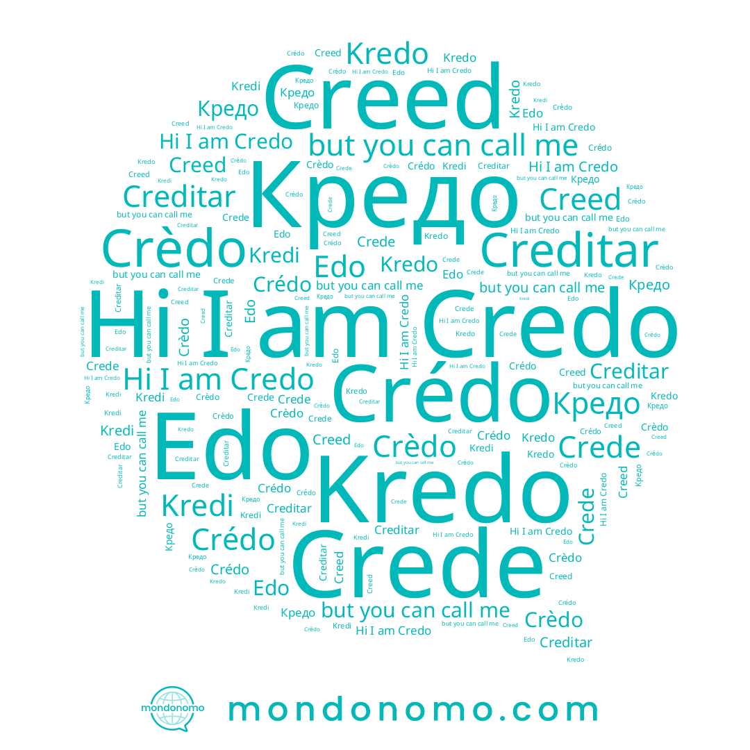 name Crédo, name Crèdo, name Edo, name Crede, name Credo, name Creed