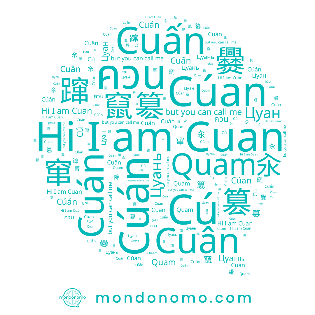 name Cuấn, name Quam, name 穳, name Cúán, name 櫕, name 汆, name Цуань, name ควน, name 爨, name Cuán, name Цуан, name 殩, name Cuân, name Cúan, name 찬, name Cuan, name 竄, name 篡, name 镩, name Cú, name 簒, name 窜, name 蹿