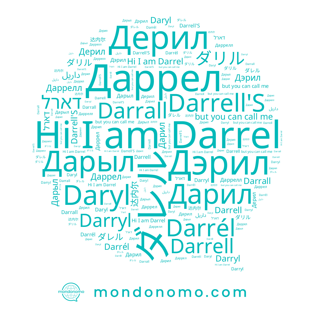 name Дерил, name Daryl, name Darrel, name ダレル, name داريل, name Darrall, name 达内尔, name דארל, name Darryl, name Дарил, name Дарыл, name Дэрил, name Даррел, name Darrell, name ダリル, name Даррелл, name Darrél