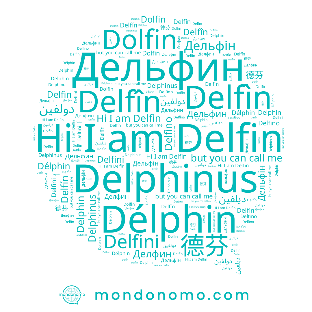 name Delfîn, name 德芬, name Delfin, name Delfìn, name Delfini, name ديلفين, name Дельфин, name Delfín, name Dolfin, name Delphin, name Delfino, name Délphin, name Делфин