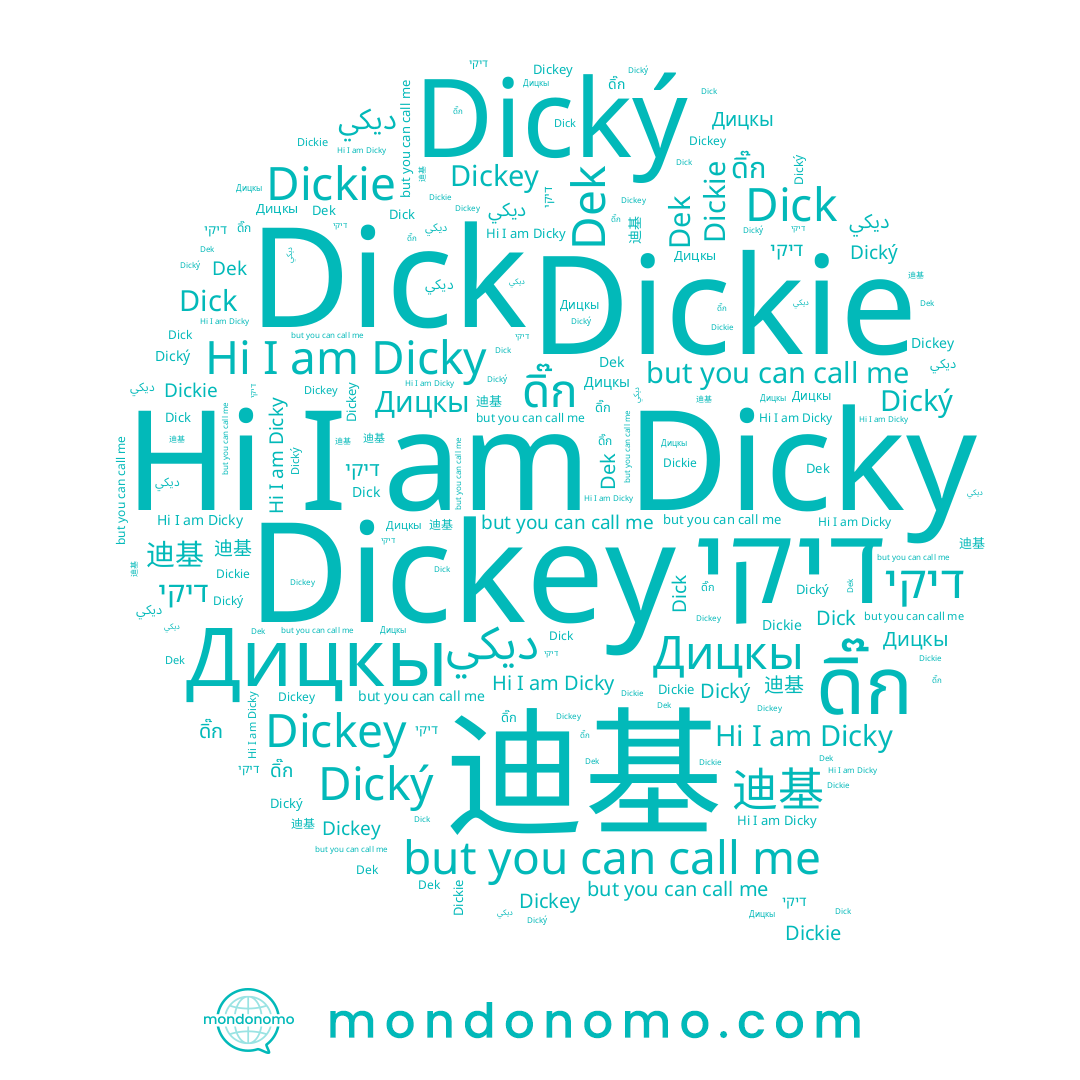 name Dick, name 迪基, name Dickey, name Дицкы, name Dicky, name דיקי, name ดิ๊ก, name Dek, name Dický, name Dickie