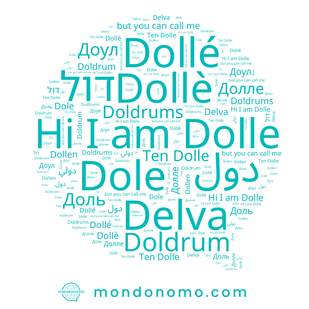 name Dollè, name دول, name Dollen, name Ten Dolle, name דול, name دولي, name Dollé, name Doldrums, name Долле, name Dolle, name Доул, name Delva, name Dole, name Доль
