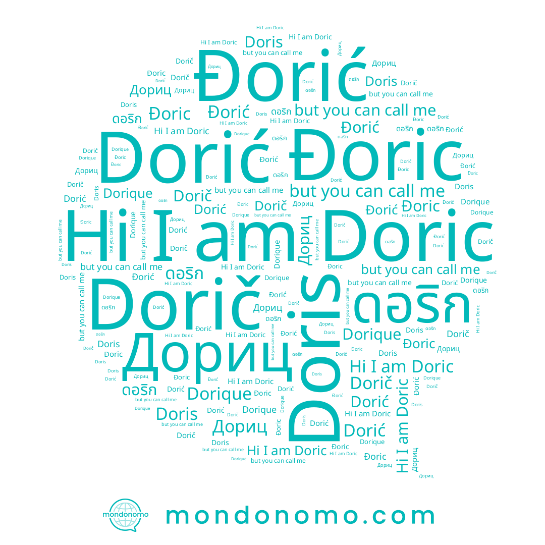 name Đoric, name ดอริก, name Dorič, name Дориц, name Doric, name Dorique, name Dorić, name Doris