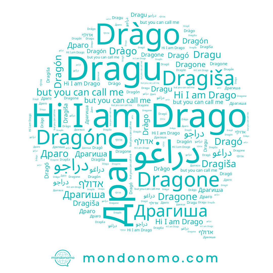 name Dragó, name Драго, name אדולף, name Драгиша, name Dragón, name Dragiša, name Dràgo, name Dragu, name Dragone, name دراجو, name Drago