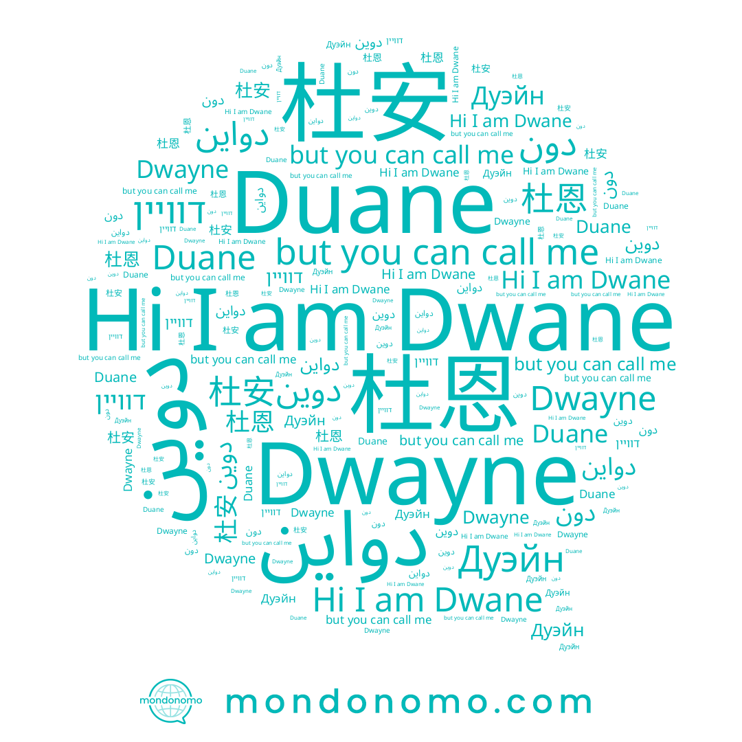 name 杜恩, name دون, name 杜安, name Dwane, name Duane, name דוויין, name دوين, name Dwayne, name دواين