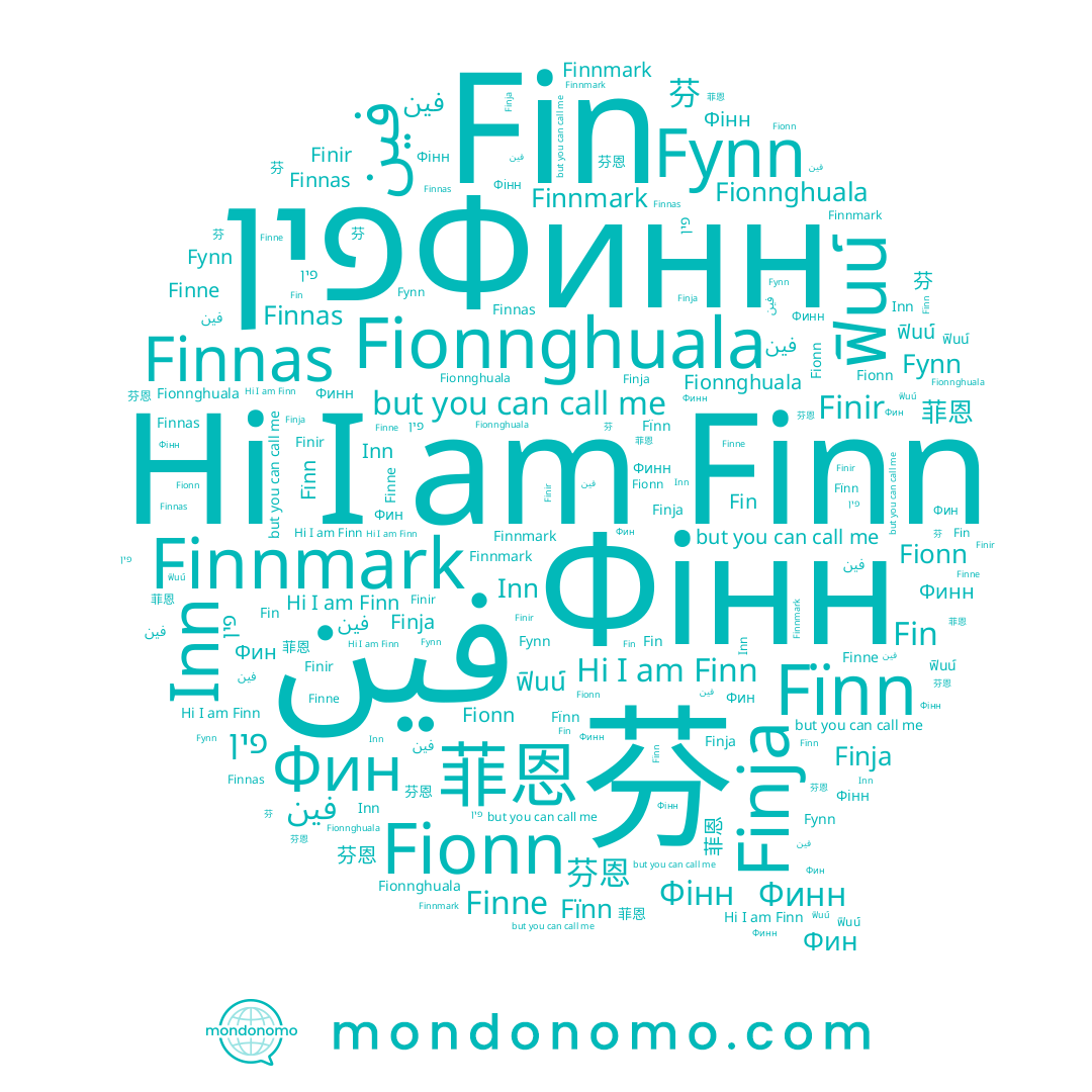 name Fynn, name Finir, name فين, name Фінн, name فین, name 菲恩, name Fionn, name ฟินน์, name Fin, name Fïnn, name Finja, name 芬, name Fionnghuala, name 芬恩, name Finnas, name Финн, name Finne, name Finn, name פין