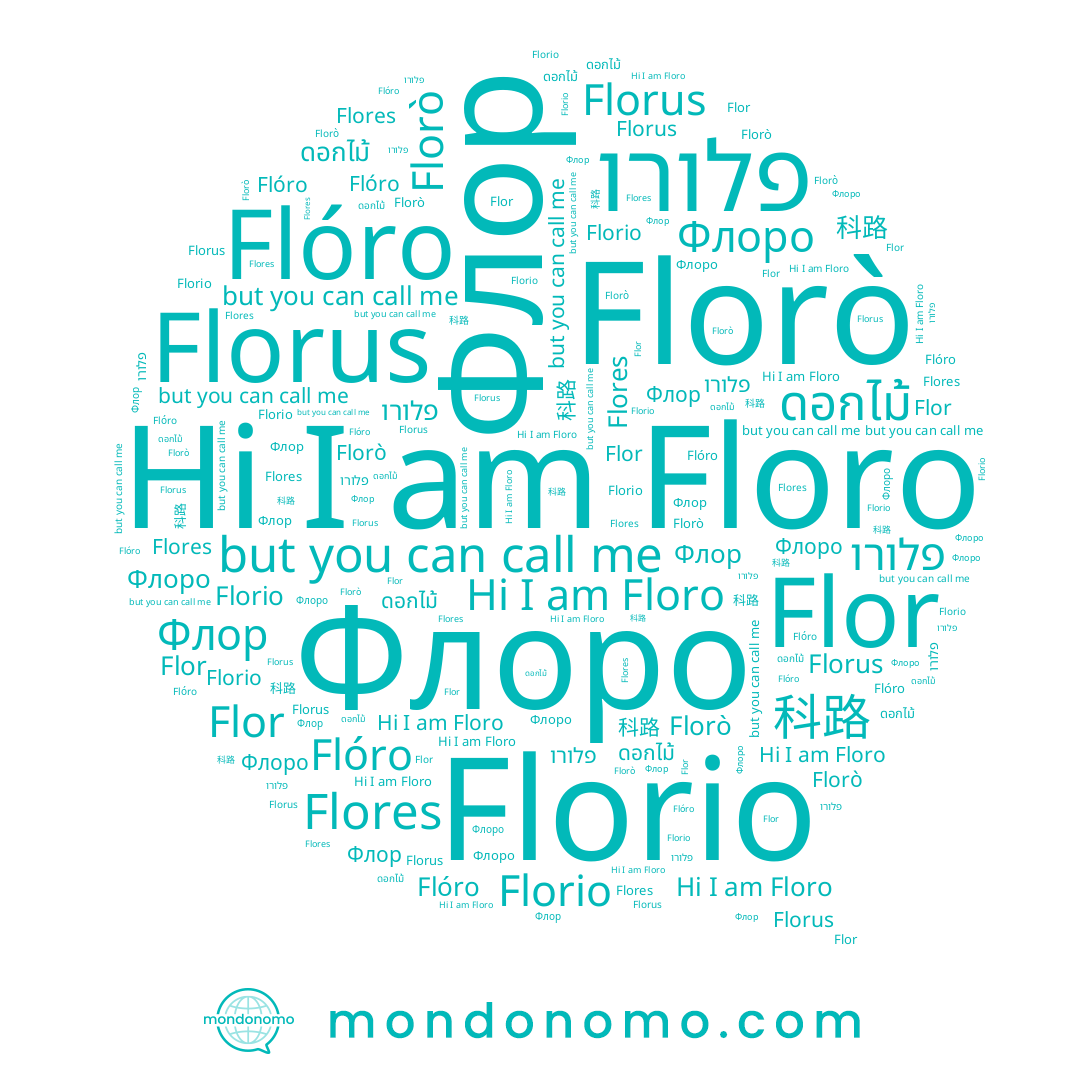 name Floro, name ดอกไม้, name 科路, name Flores, name Florò, name Флоро, name Флор, name Flóro, name Florus, name פלורו, name Flor, name Florio