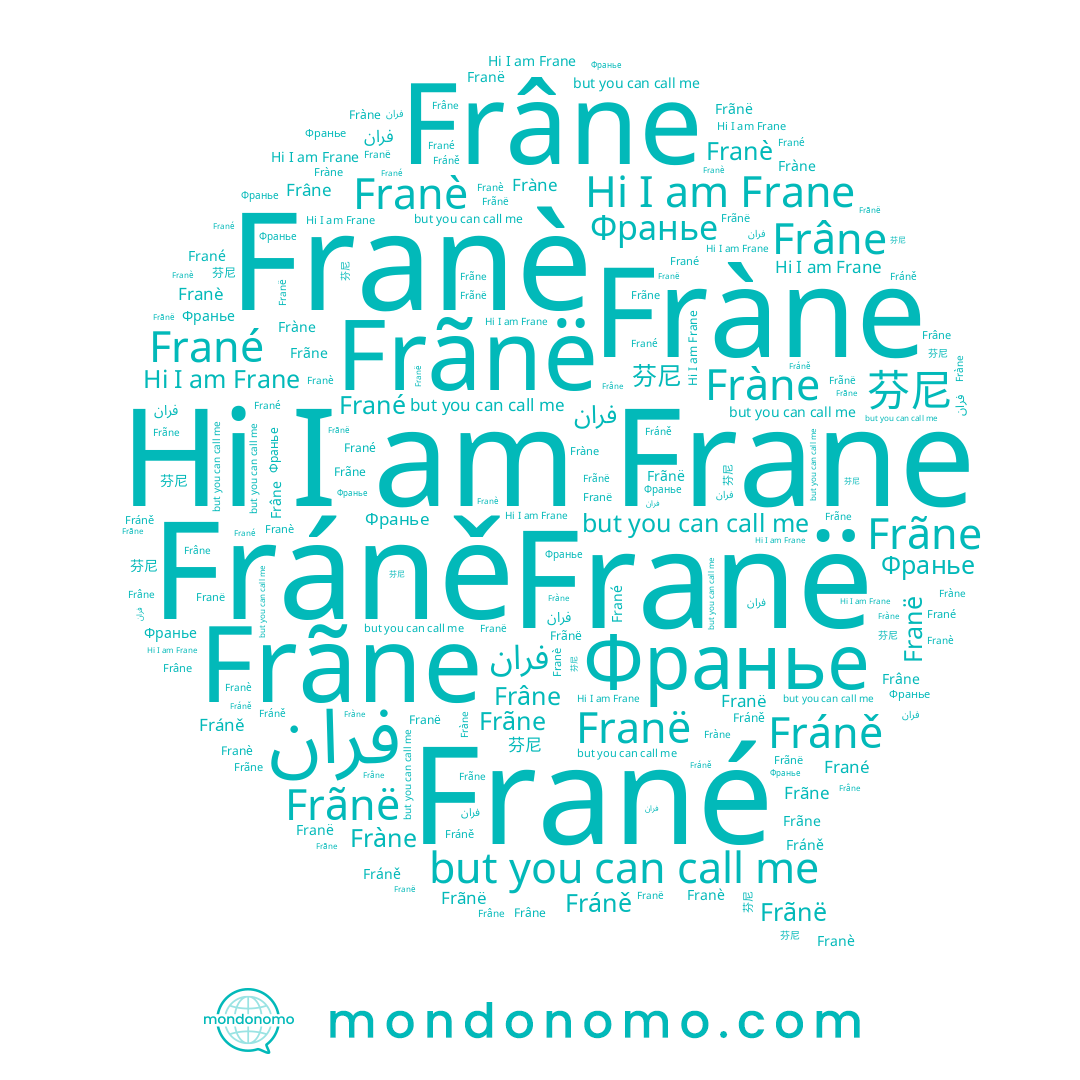 name Frané, name Franë, name Франье, name Fràne, name Frane, name Frãnë, name Fráně, name Frãne, name 芬尼, name Franè, name Frâne