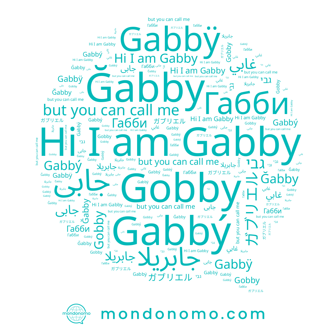 name Габби, name Gabby, name Gobby, name Gabbý, name גבי, name 가비, name غابي, name Ğabby, name ガブリエル, name Gabbÿ