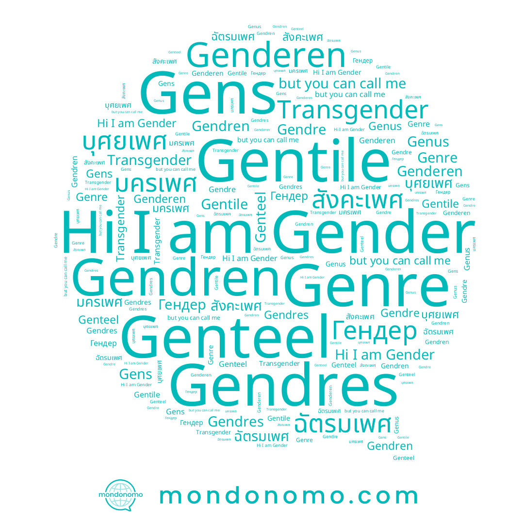 name Gens, name Genderen, name สังคะเพศ, name Gendre, name Genre, name Гендер, name ฉัตรมเพศ, name มครเพศ, name Gentile, name บุศยเพศ, name Genteel, name Gender, name Gendren, name Genus