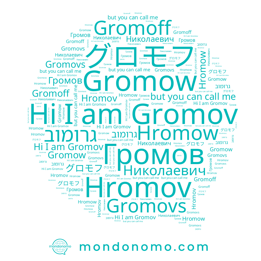 name Gromov, name Громов, name Николаевич, name Gromow, name גרומוב, name Gromovs, name Gromoff, name Hromow, name Hromov