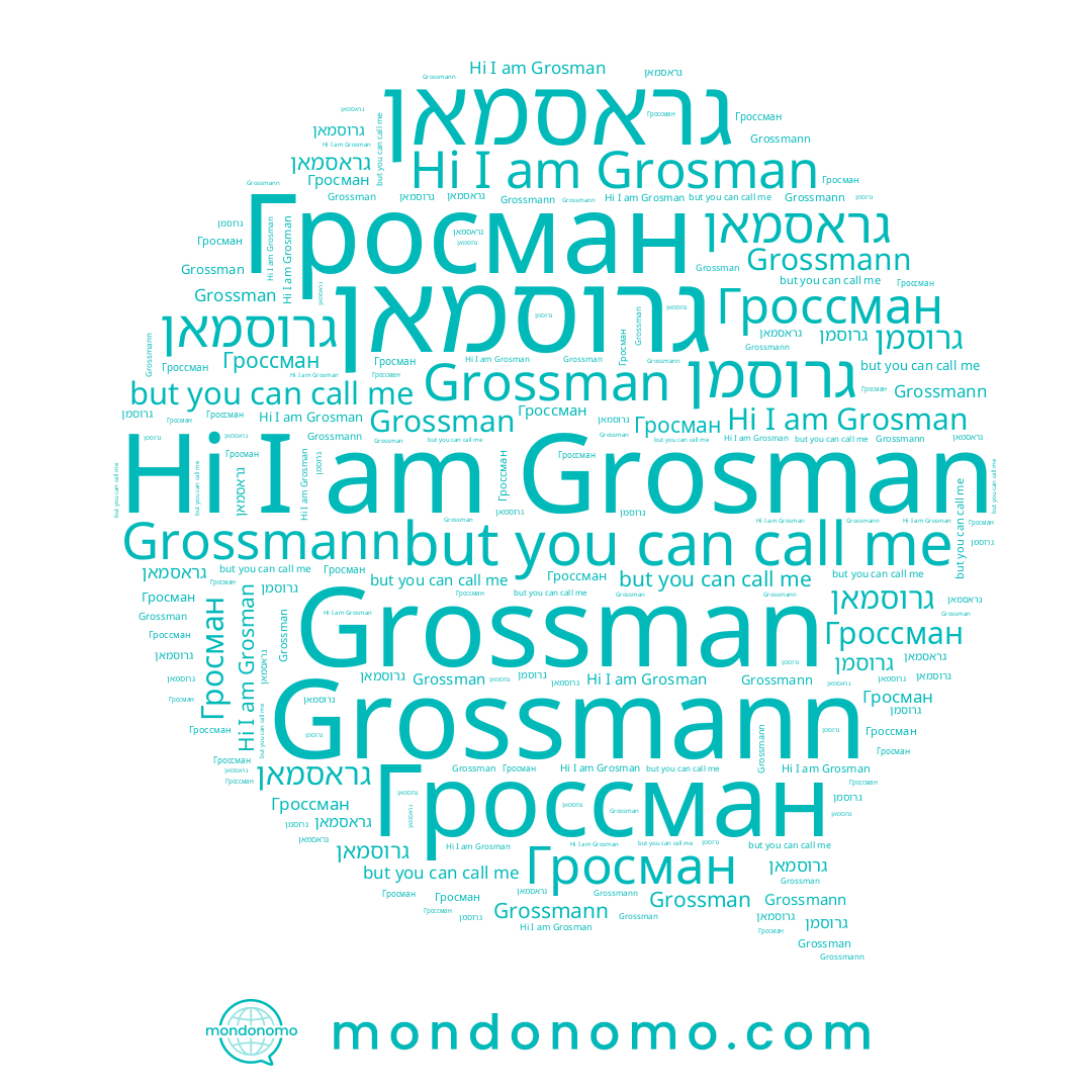 name גרוסמן, name Grosman, name Гроссман, name Grossman, name Гросман, name גרוסמאן, name Grossmann