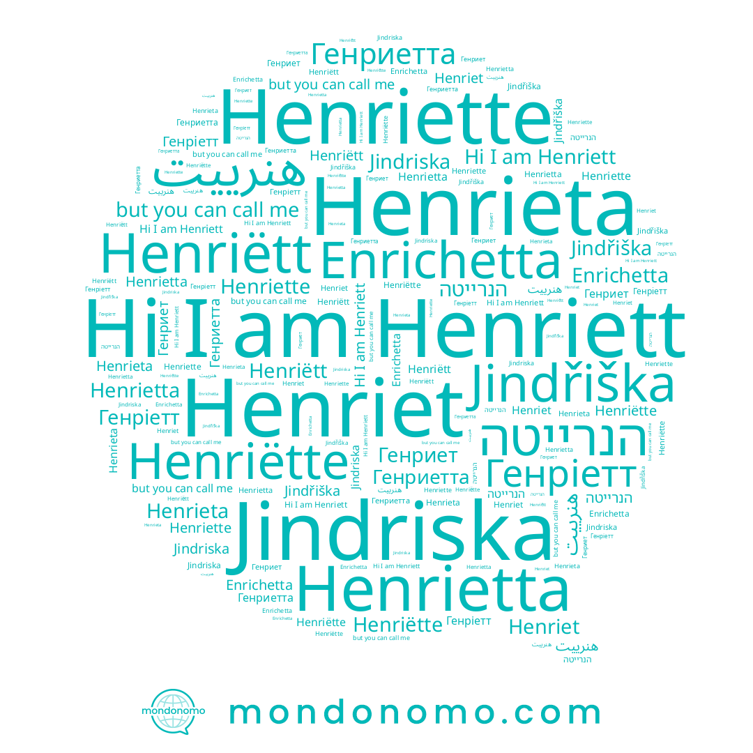 name Генріетт, name Генриет, name Henriette, name Henrietta, name Henriett, name Jindřiška, name Генриетта, name Enrichetta, name Jindriska, name הנרייטה, name هنرييت, name Henrieta, name Henriëtt, name Henriet, name Henriëtte