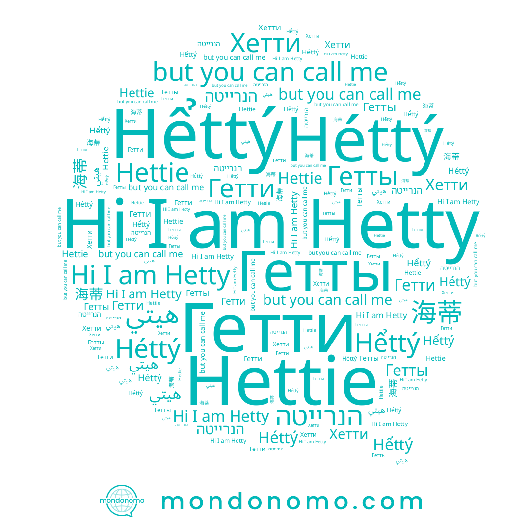 name Hểttý, name Гетты, name 海蒂, name Héttý, name Гетти, name هيتي, name Hetty, name Hettie, name הנרייטה, name Хетти
