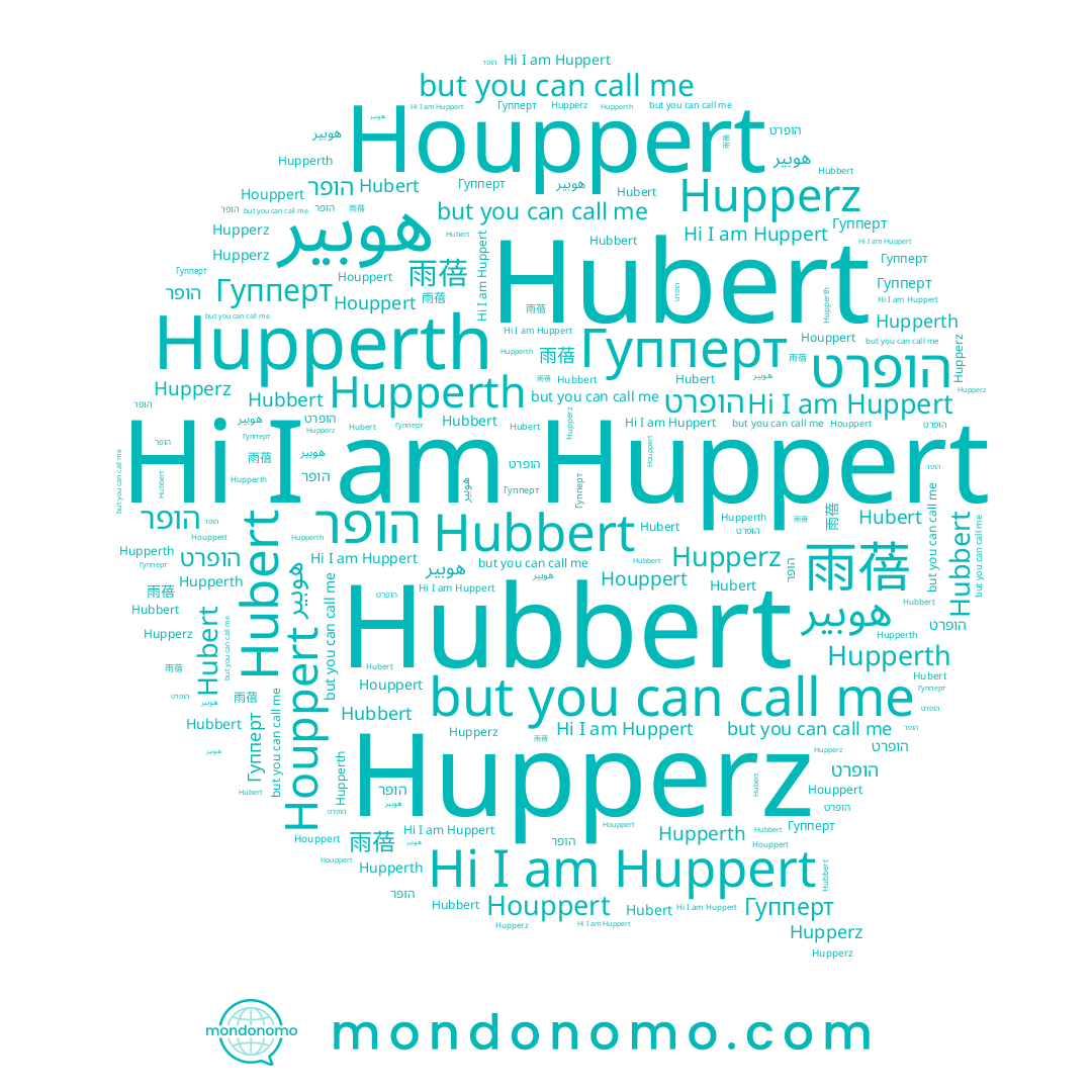 name Hupperz, name Hubbert, name 雨蓓, name Huppert, name הופרט, name Hubert, name הופר, name Гупперт, name Houppert, name Hupperth, name هوبير