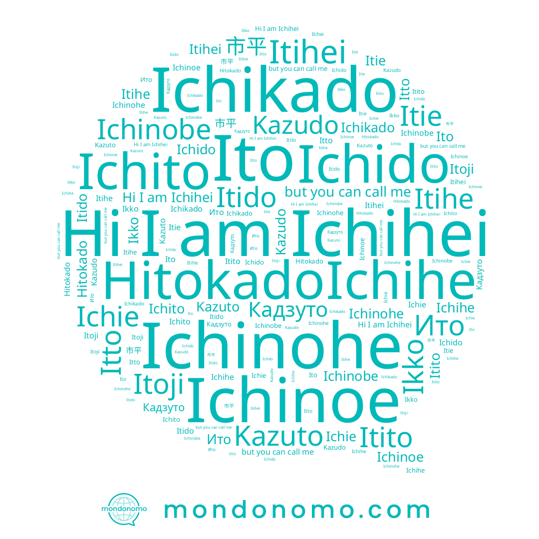 name Ichinohe, name Ichinoe, name Itito, name Ichikado, name Ichito, name Ichie, name Itie, name Itihei, name Kazuto, name Kazudo, name Ikko, name Кадзуто, name Hitokado, name Itihe, name Itto, name Itoji, name Itido, name Ito, name Ichihei, name Ichido, name Ichinobe, name Ито, name Ichihe