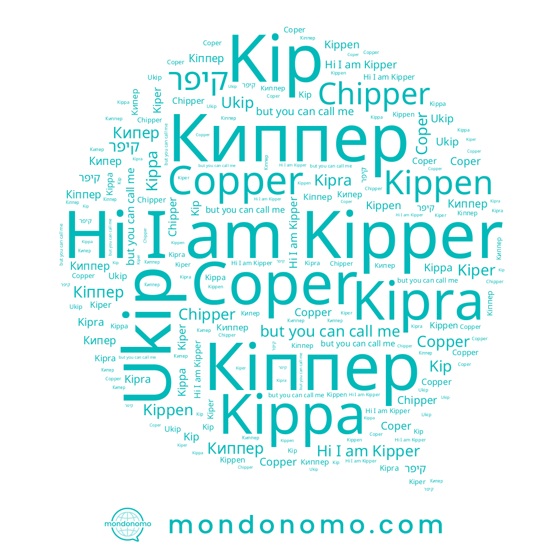 name Kip, name Coper, name Киппер, name Kipra, name Kippen, name Kiper, name Кіппер, name Kipper, name Кипер, name Copper, name Kippa, name Chipper