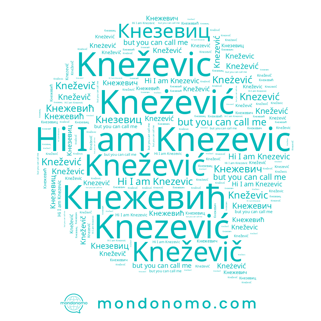 name Кнежевић, name Кнезевиц, name Knezević, name Kneževic, name Kneżević, name Knezevic, name Knežević, name Кнежевич, name Kneževič