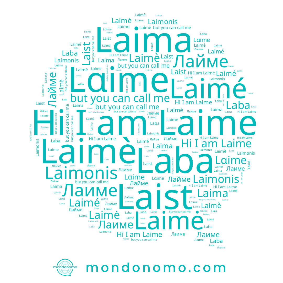 name Laba, name Лаиме, name Laima, name Laimonis, name Laimè, name Laime, name Laimé, name Лайме, name Laimė, name Laist