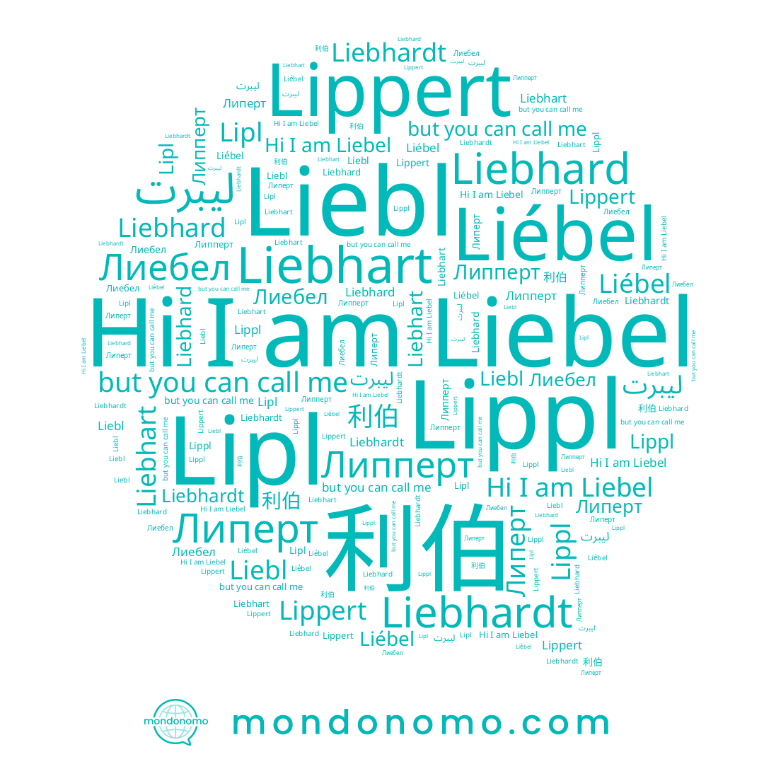 name ليبرت, name Liebl, name Lipl, name Liebhardt, name Липерт, name Липперт, name Liébel, name Lippert, name Liebhart, name Lippl, name Liebel, name 利伯, name Лиебел, name Liebhard