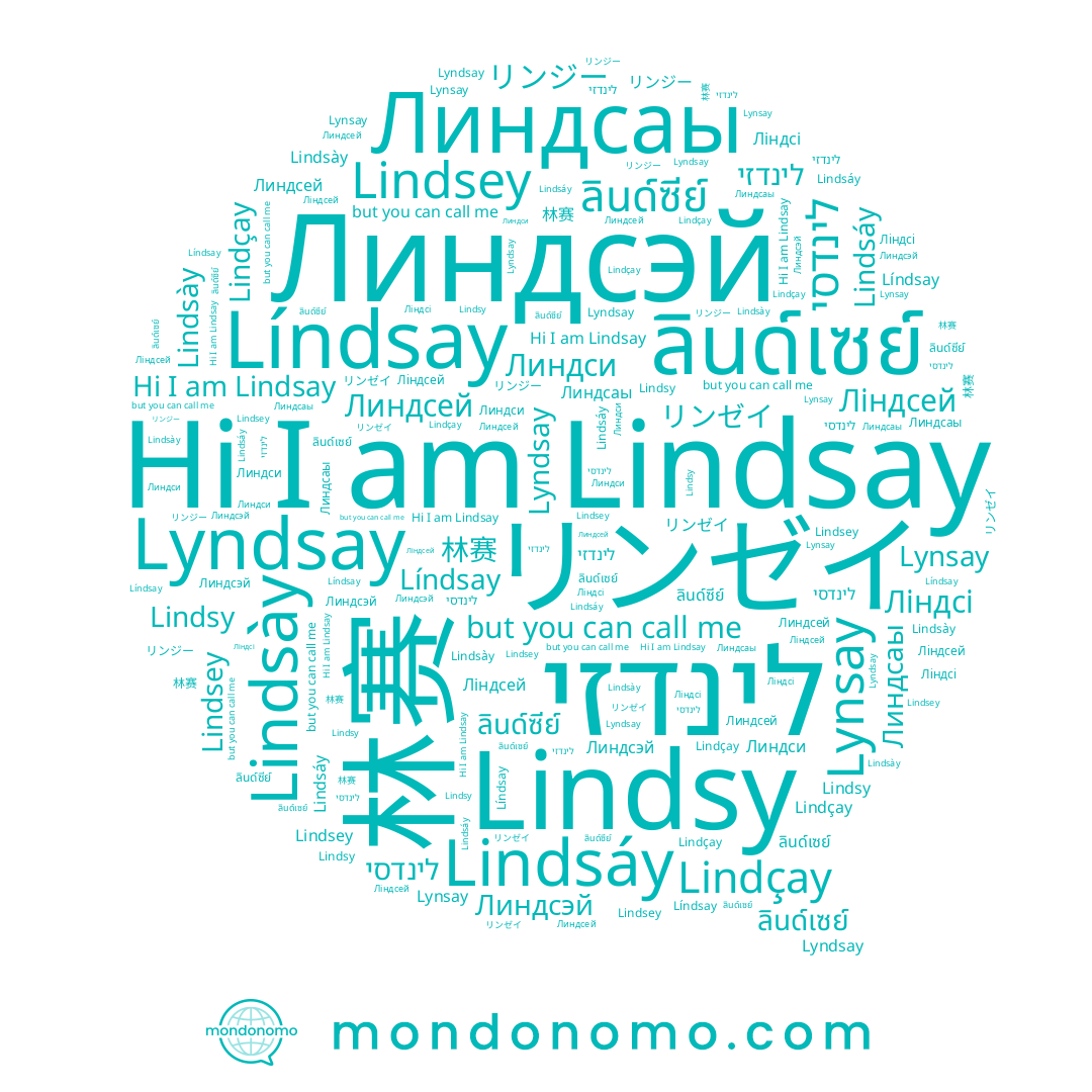 name 林赛, name Ліндсей, name Lindsey, name Lyndsay, name Ліндсі, name ลินด์เซย์, name Линдсаы, name Lindsy, name リンジー, name לינדזי, name Lindçay, name Lindsay, name Lindsày, name Lynsay, name Lindsáy, name Линдсэй, name Líndsay, name Линдси, name Линдсей