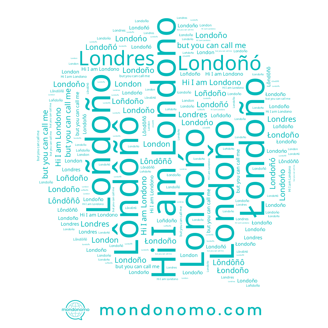 name Londońo, name Londoňo, name Lôndôñô, name Londres, name Łondoño, name Londoñó, name Londoño, name Londono, name London, name Loñdoño