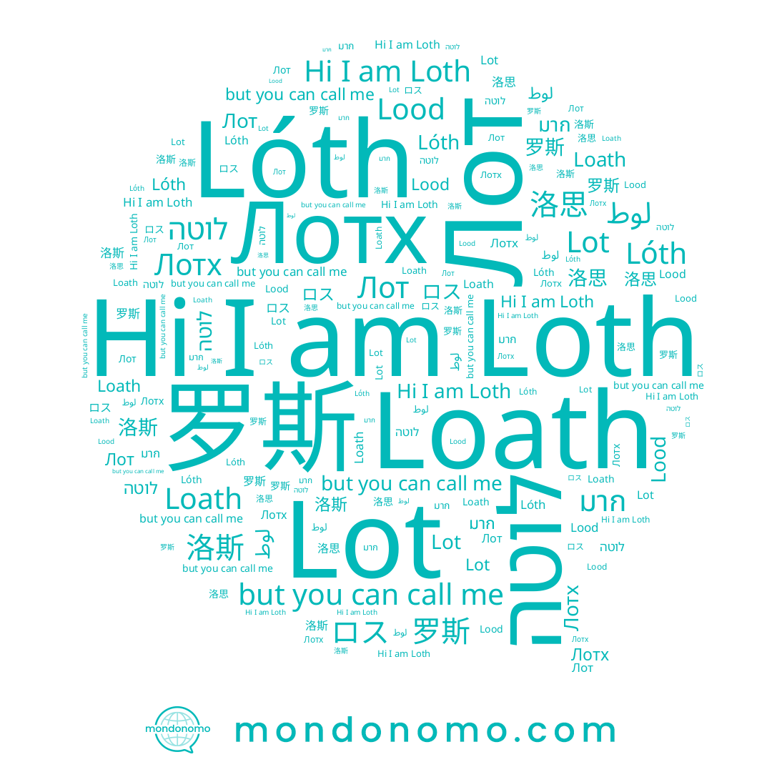 name 洛思, name Loth, name לוטה, name ロス, name 罗斯, name 洛斯, name Lot, name มาก, name Lood, name Лотх, name لوط, name Loath, name Lóth