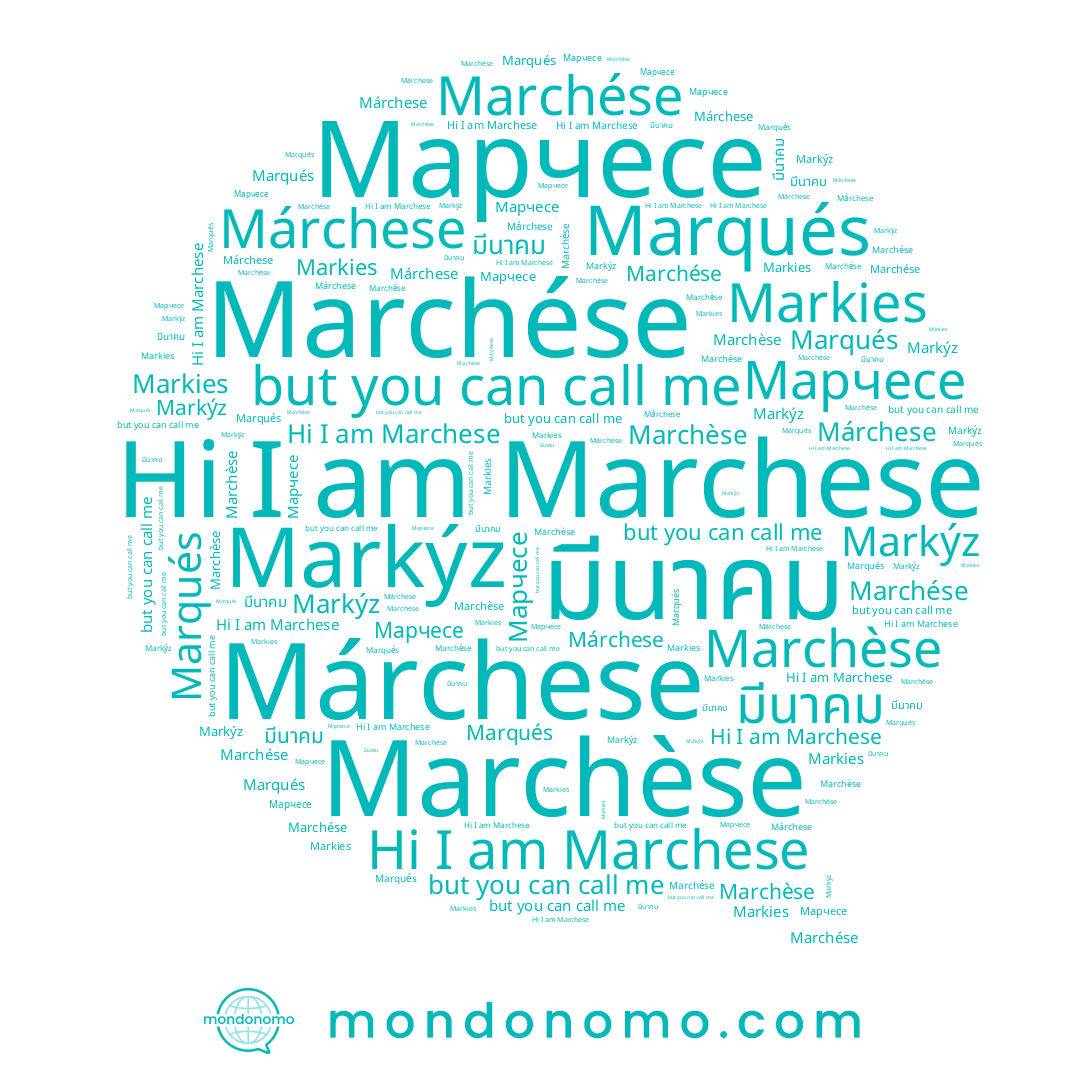 name Marqués, name Марчесе, name มีนาคม, name Markies, name Markýz, name Marchèse, name Marchese, name Márchese, name Marchése