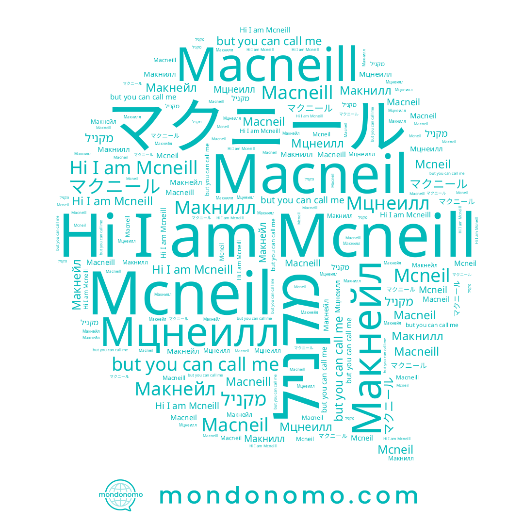 name Макнилл, name מקניל, name Макнейл, name Macneill, name Мцнеилл, name Macneil, name Mcneil, name Mcneill