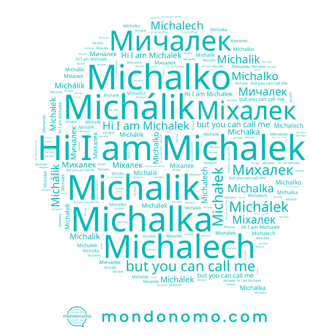 name Міхалек, name Michálek, name Michalka, name Мичалек, name Michalko, name Михалек, name Michałek, name Michalech, name Michalik, name Michalek