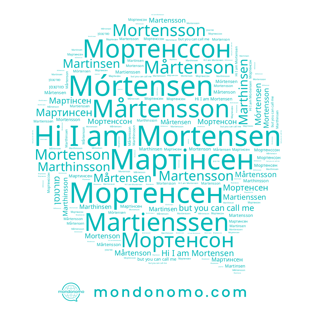 name Мортенсен, name Mortensson, name Martienssen, name Мартинсен, name Martinsen, name Marthinsen, name Marthinsson, name Mårtensen, name Mortenson, name Mórtensen, name Мартінсен, name Martensson, name Мортенссон, name מורטנסן, name Mårtenson, name Мортенсон, name Mårtensson, name Mortensen