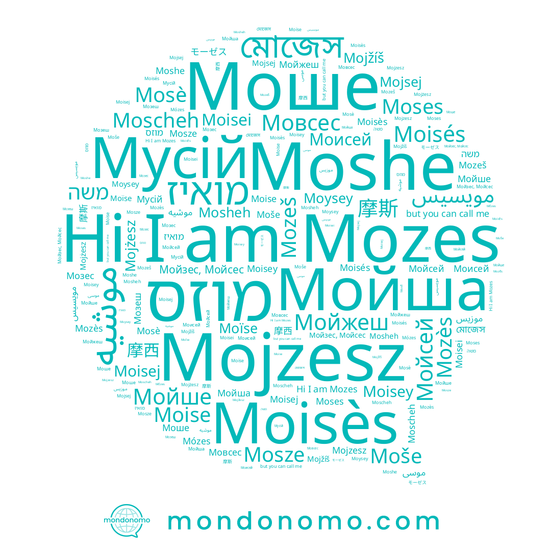 name Moisej, name Mojżesz, name Moisés, name Мозес, name Мовсес, name موسى, name Moïse, name 摩斯, name Mozès, name Моисей, name Mojsej, name Моше, name মোজেস, name Moisès, name Mosze, name مويسيس, name Мойзес, Мойсес, name Mozeš, name משה, name Moscheh, name Moses, name Мойжеш, name Мойсей, name Мозеш, name Mojzesz, name מואיז, name モーゼス, name 摩西, name מוזס, name Moysey, name Mojžíš, name Moise, name Moisey, name Moše, name Mózes, name Moshe, name Mozes, name Мойша, name موشيه, name موزيس, name Мойше, name Mosè, name Moisei, name Мусій, name Mosheh