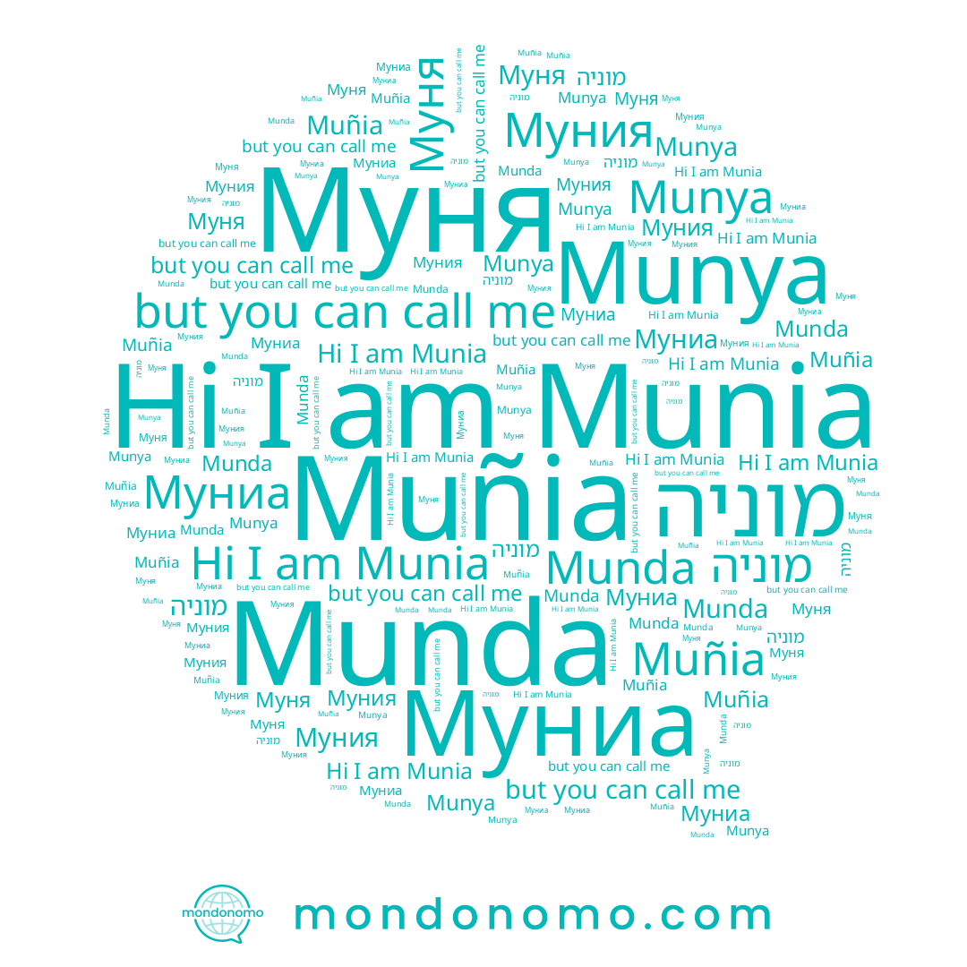 name Муния, name Munya, name Munia, name Munda, name Муниа, name Muñia, name Муня