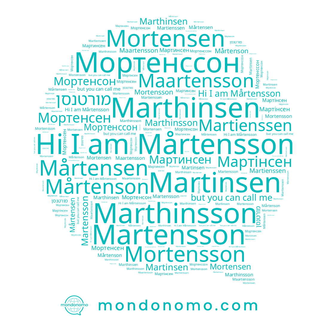 name Mortensson, name Martienssen, name Мартинсен, name Martinsen, name Marthinsen, name Maartensson, name Marthinsson, name Mårtensen, name Мартінсен, name Mårtensson, name Мортенссон, name Martensson, name מורטנסן, name Mårtenson, name Мортенсон, name Мортенсен, name Mortensen