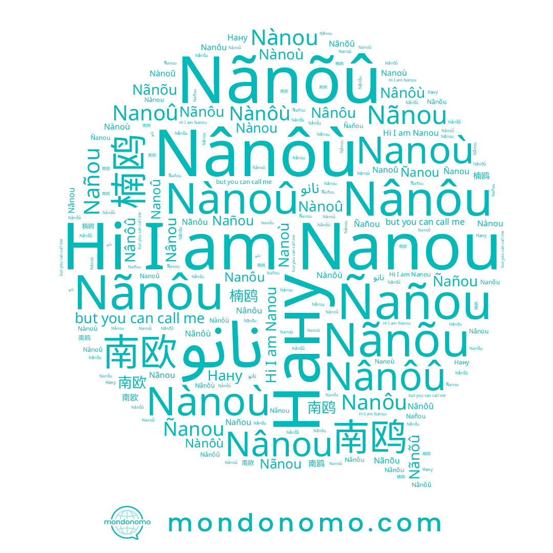 name 南欧, name Нану, name Nânôù, name Nañou, name نانو, name Nãnõu, name Nânou, name 南鸥, name Nãnôu, name 楠鸥, name Nànou, name Ñañou, name Nanoù, name Nanoû, name Nânôu, name Nanou, name Nànoû, name Nànôù, name Ñanou, name Nânôû, name Nànoù, name Nãnou, name Nãnõû, name Nanôu